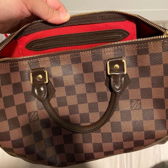 Louis Vuitton Speedy B 30 in Damier Ebene print - Picture 5 of 9